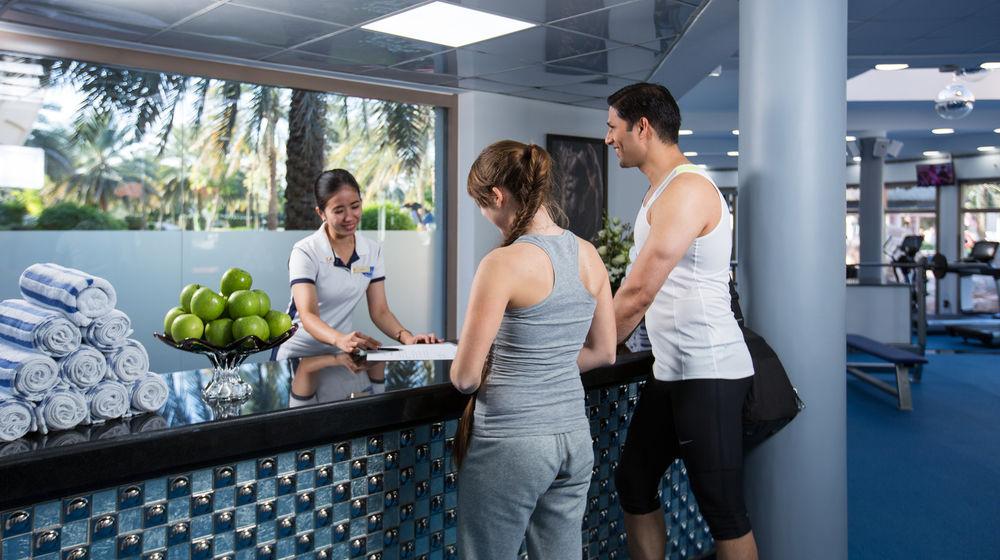 Danat Al Ain Resort מראה חיצוני תמונה Reception at the Sports and Fitness Club